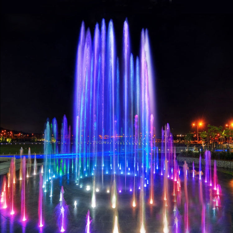 Skanto | 12W Landschafts-Farbwechsel-Ring-LED-Unterwasserstrahler aus Edelstahl (Bunt)