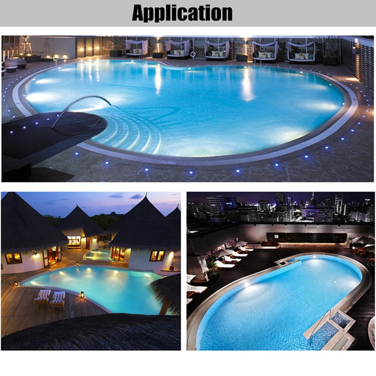 Skanto | 18W LED-Unterwasser-Schwimmbadleuchte aus Edelstahl zur Wandmontage, Landschafts-Unterwasserleuchte (Buntes Licht)