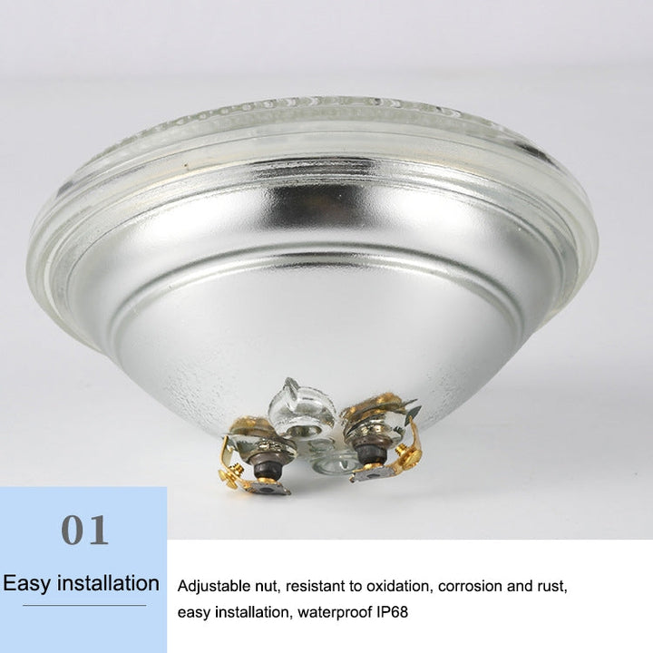 Skanto | 18W LED Einbau-Poolleuchte Unterwasser-Lichtquelle (Warmweißes Licht)
