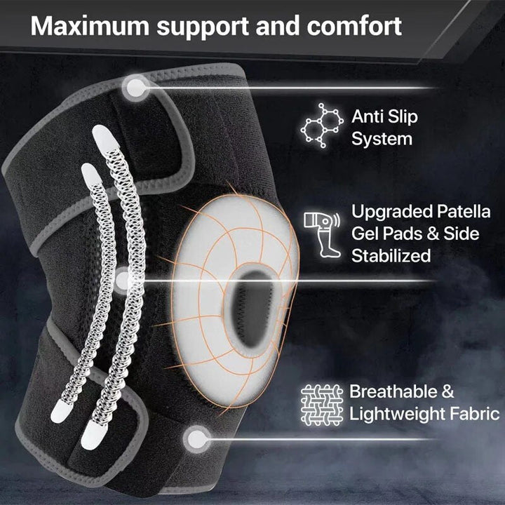 Skanto | Verstellbare Kniebandage in Übergröße