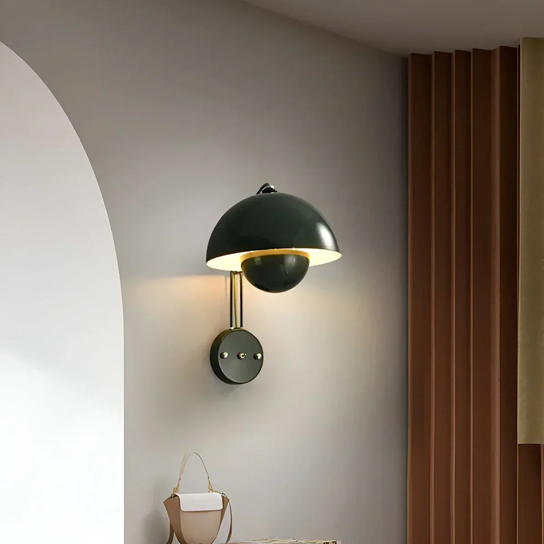 Skanto | BudLume - Pilzlampe Gemütliche skandinavische Wandlampe