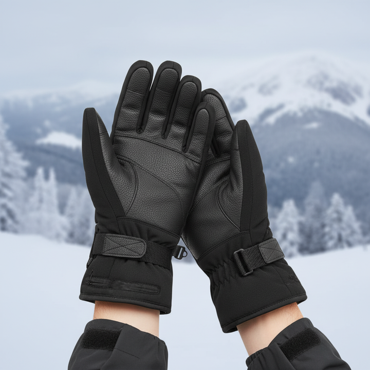 Skanto | ThermoGrip Beheizte Handschuhe – Wasserdichte Unisex-Handschuhe mit 3 Heizstufen und Touchscreen-Funktion