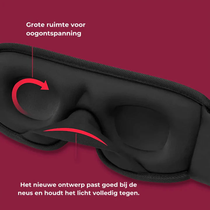 Skanto | Ergonomische 3D Schlafmaske
