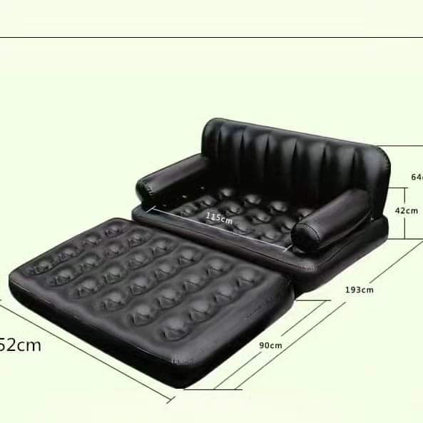 Skanto | Aufblasbares Schlafsofa mit Pumpe