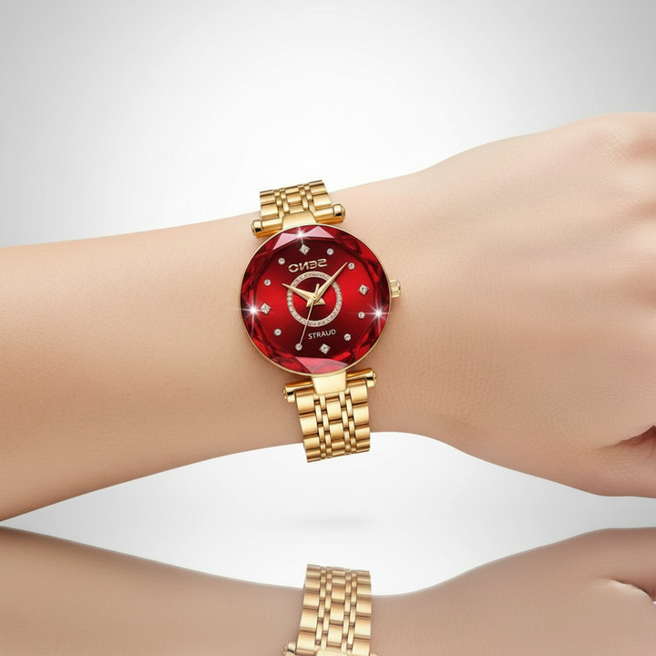 Sternen Frauen Edelstahl Uhr