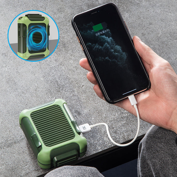 Skanto | USB wiederaufladbarer tragbarer Hüftventilator
