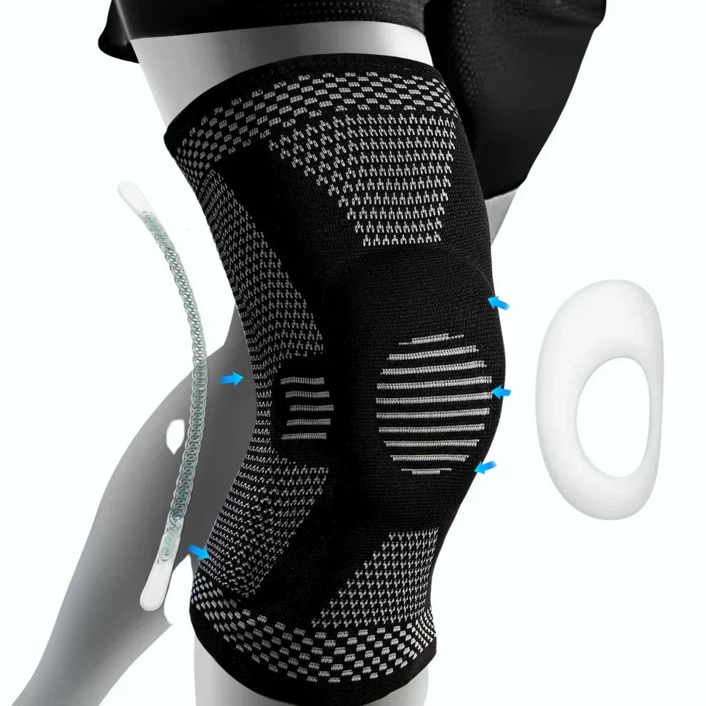 Skanto | FlexiKnee Kompressionsstütze – Unterstützende Kniebandage bei Schmerzen, Schwellungen & Steifheit