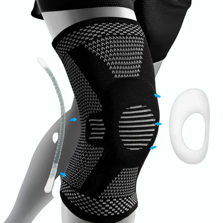 Skanto | FlexiKnee Kompressionsstütze – Unterstützende Kniebandage bei Schmerzen, Schwellungen & Steifheit