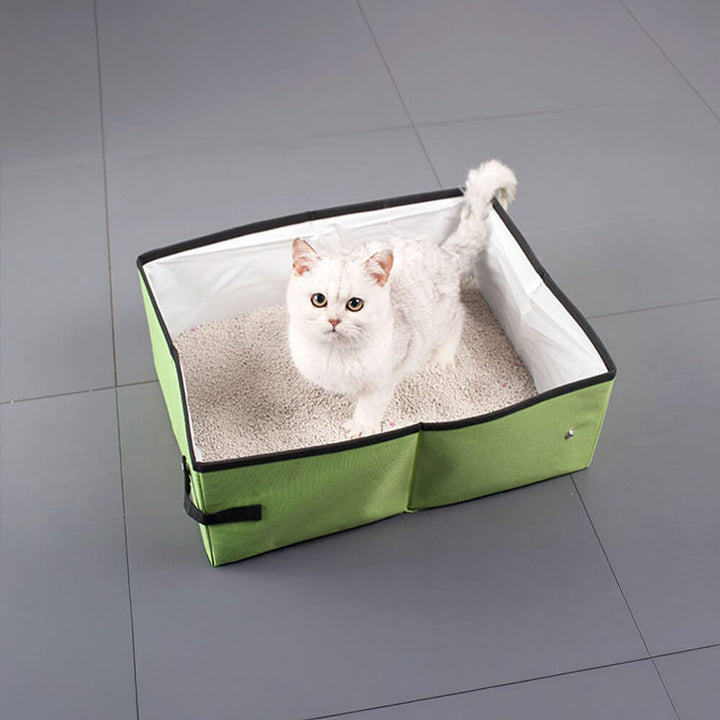 Skanto | Faltbare, wasserdichte Katzentoilette aus Aluminiumfolie