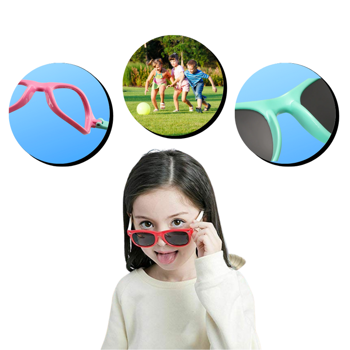 Flexible polarisierte Sonnenbrille für Kinder