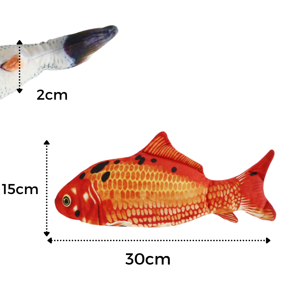 Zappelnder Fisch Katzenspielzeug