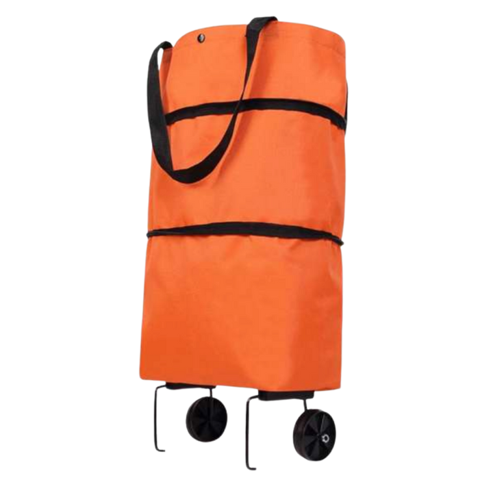 Faltbare Einkaufstasche mit Rollen 30L