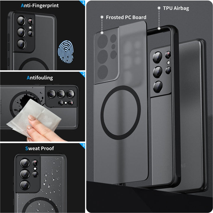Skanto magnetische stoßfeste Hülle für Samsung