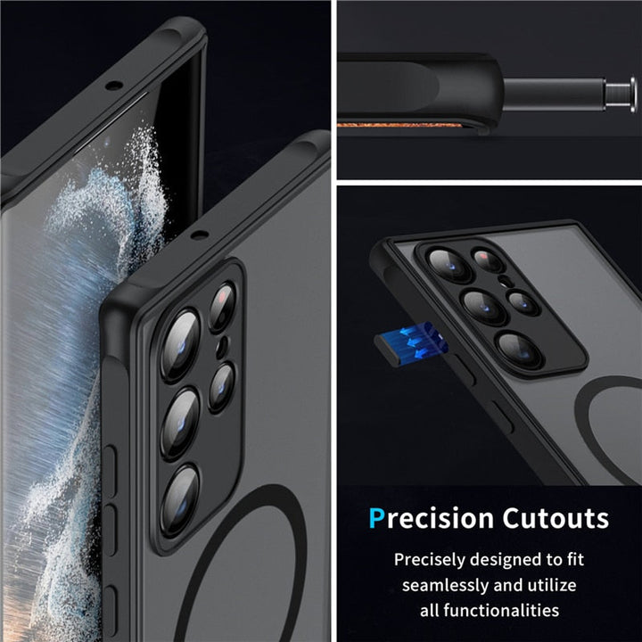 Magnetische Handyhülle für Samsung Galaxy – MagSafe-kompatibel, stoßfest