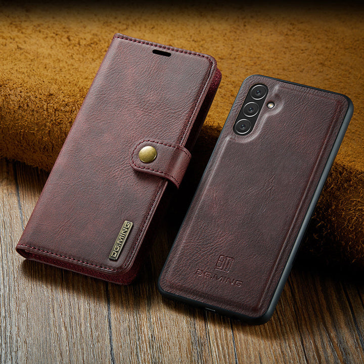 Skanto | 2-in-1 Abnehmbare Flip-Lederhülle für Samsung Galaxy