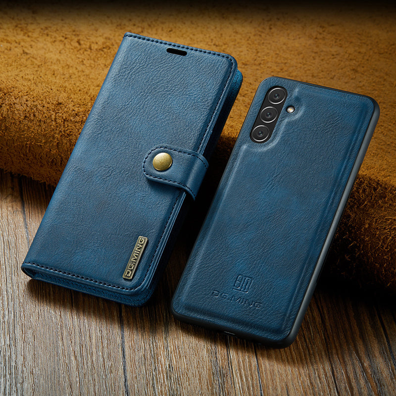Skanto | 2-in-1 Abnehmbare Flip-Lederhülle für Samsung Galaxy
