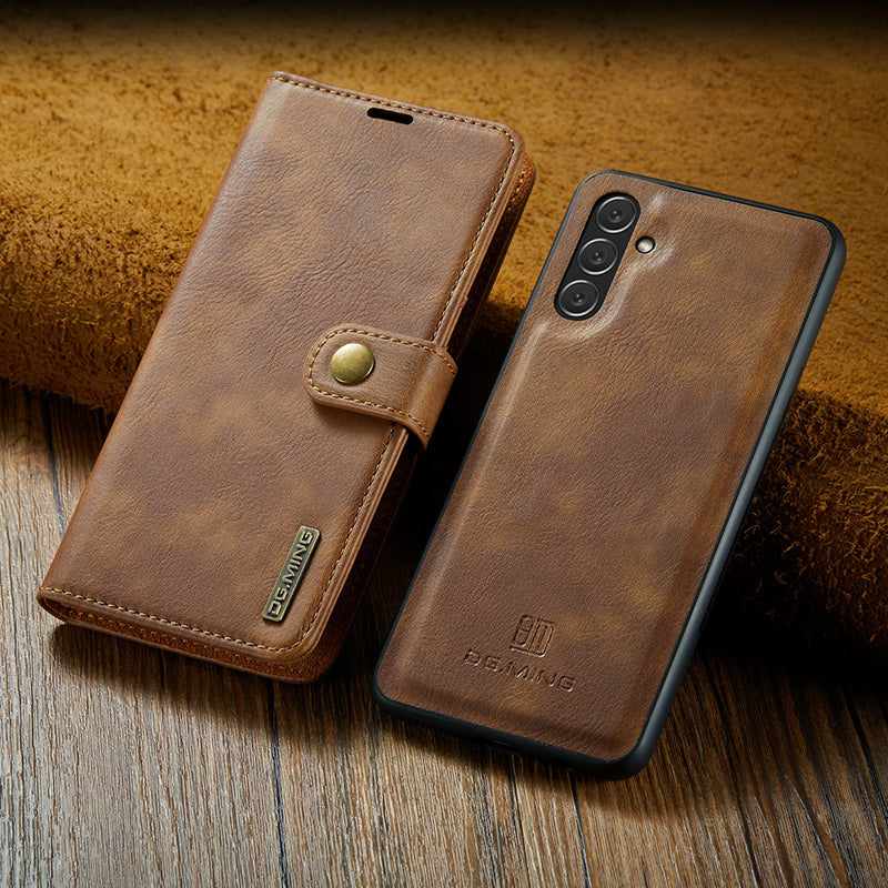 Skanto | 2-in-1 Abnehmbare Flip-Lederhülle für Samsung Galaxy