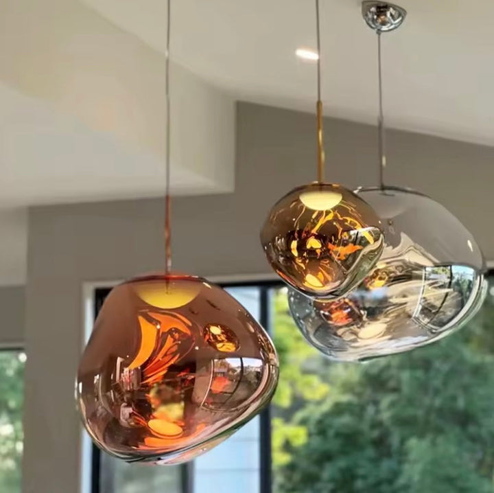 Skanto | NordicGlow – Elegante Glas-Pendelleuchte | Moderne skandinavische Deckenlampe