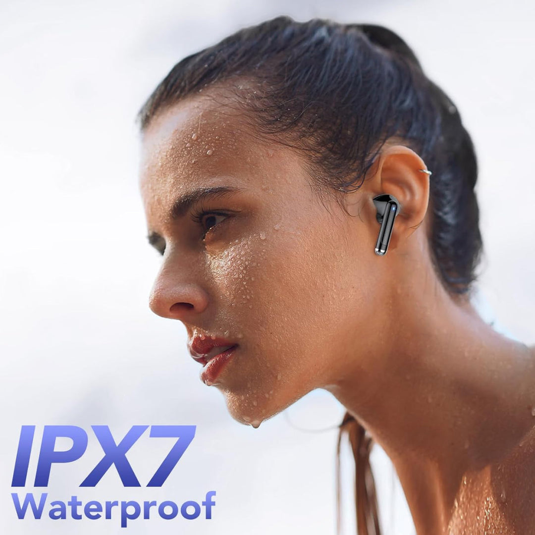 Skanto | Wasserdichte Bluetooth-Ohrhörer – Geräuschunterdrückende kabellose Kopfhörer