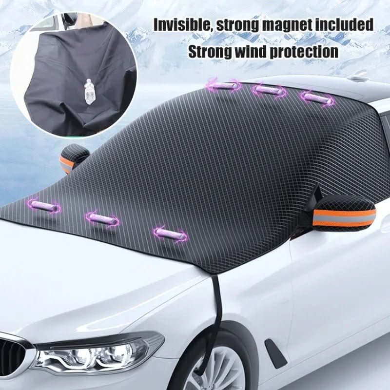 Skanto | Magnetische Auto-Schneeabdeckung für Ganzjahresschutz