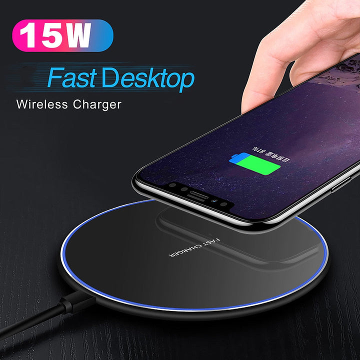 Skanto | 30W Schnelles kabelloses Ladepad | Premium USB C Ladekabel MagSafe Ladegerät für Apple iPhone, Samsung & Android – Schnelles kabelloses Ladepad