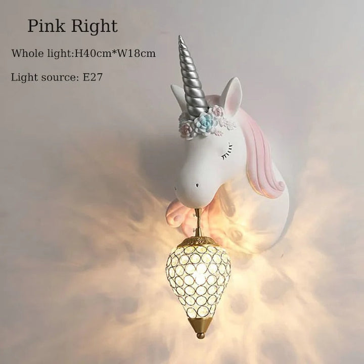 Skanto | Magische Einhorn-Wandlampe für Kinder – Verspieltes & warmes Licht