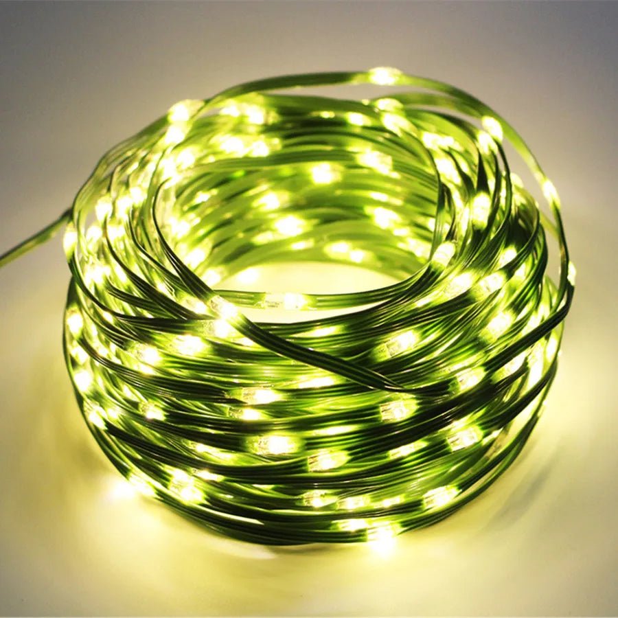 Skanto | Warme LED-Lichterkette für stilvolle Outdoor- und Gartendekoration