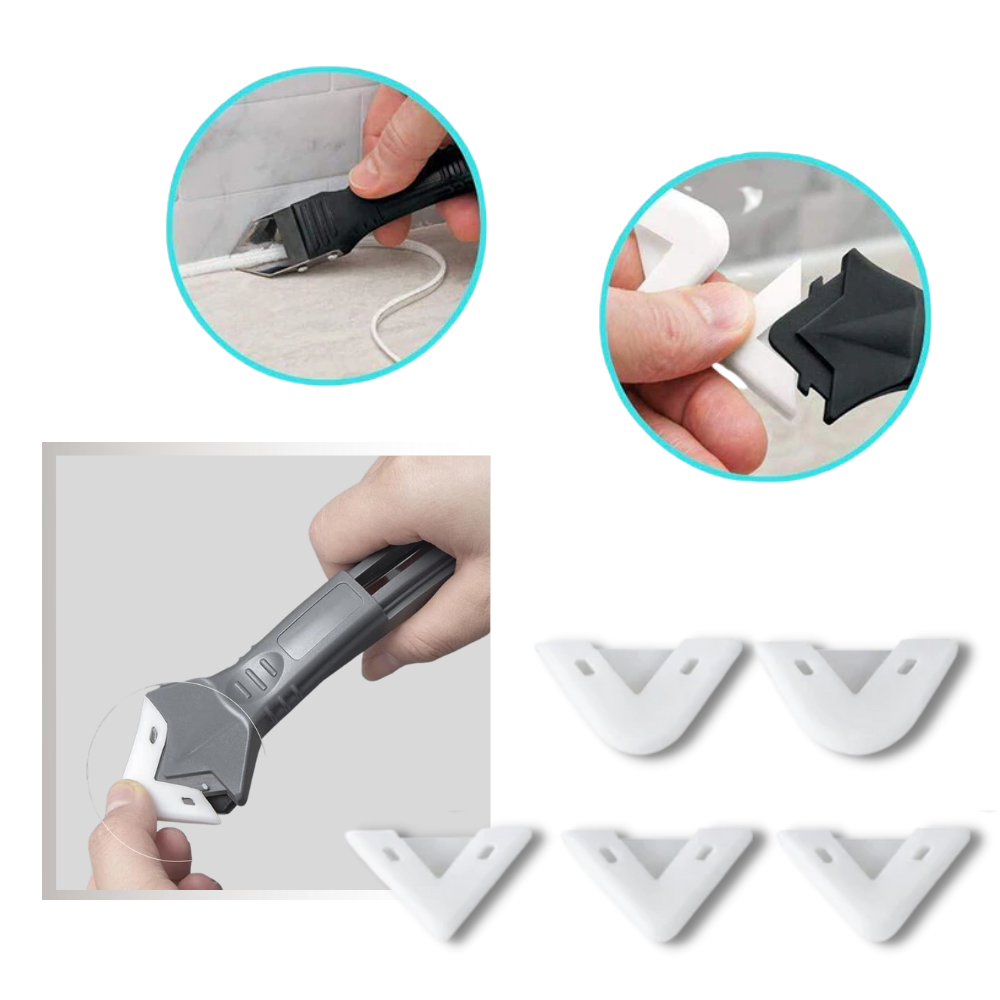 Multi-Material Fugen- und Schaberwerkzeug
