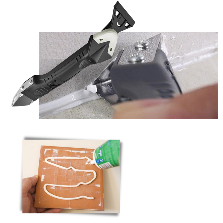 Multi-Material Fugen- und Schaberwerkzeug