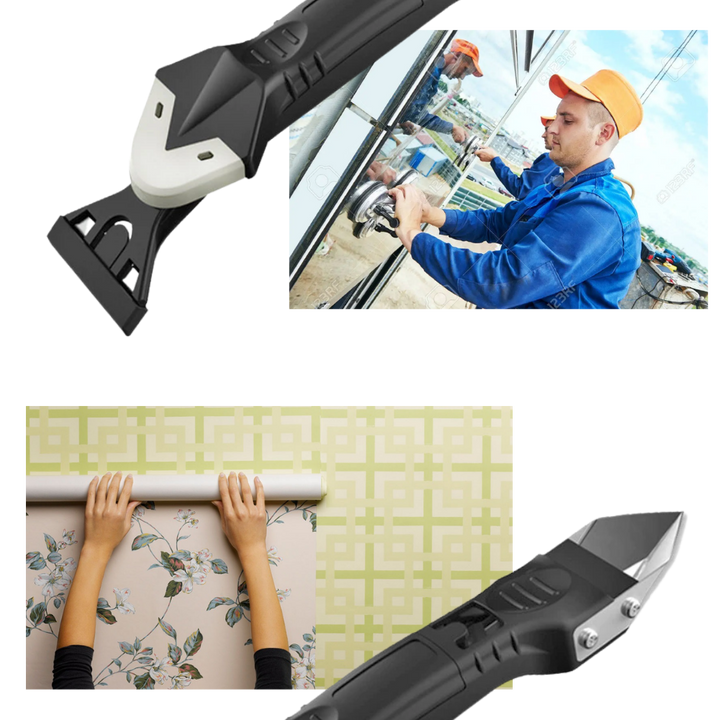 Multi-Material Fugen- und Schaberwerkzeug