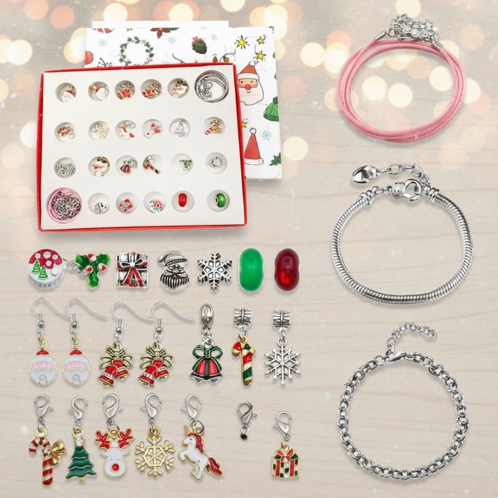 DIY Adventskalender 2025 – Schmuck- & Armband-Set für Mädchen