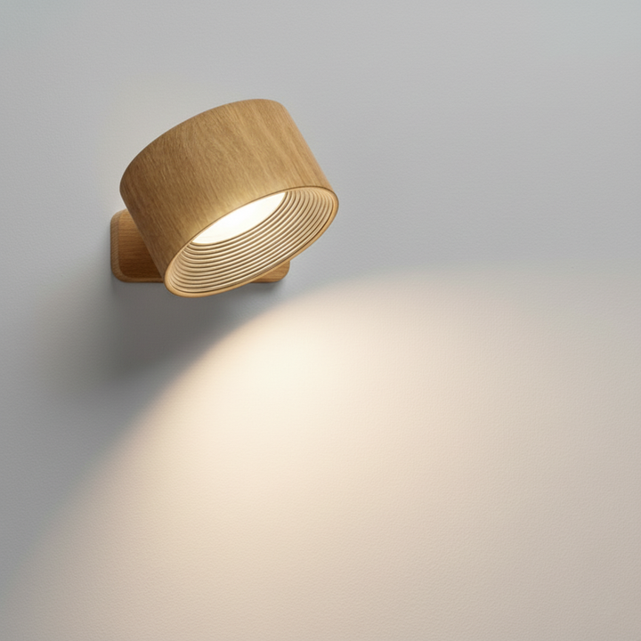Kabellose Wandleuchte – 360° verstellbare und wiederaufladbare LED-Beleuchtung (USB)