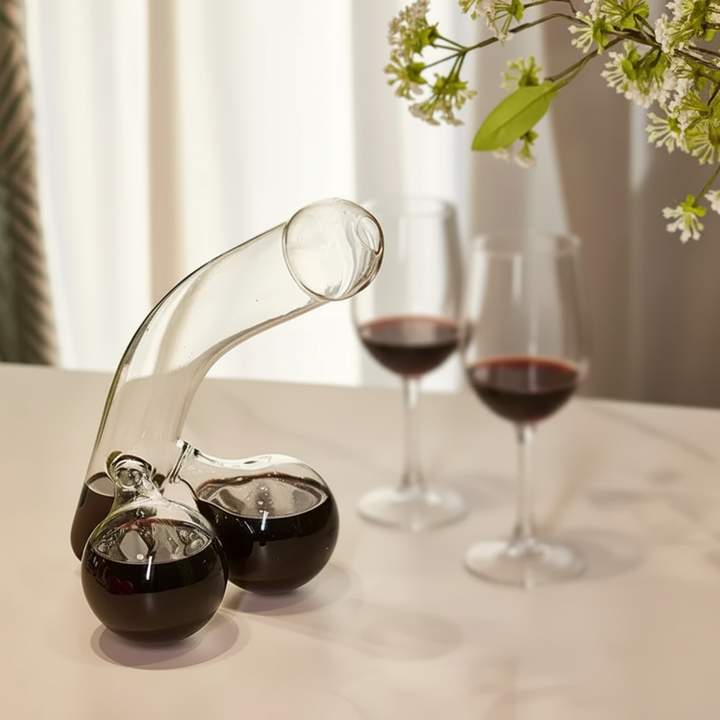 Skanto | Bleifreie Glas-Karaffe – Einzigartiges Design 600 ml