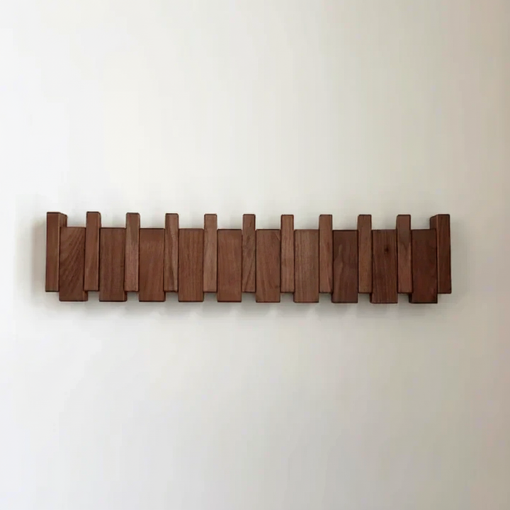 Piano Garderobe HarmonyCoat – Kreativer Wandhaken aus Holz für Flur und Eingangsbereich