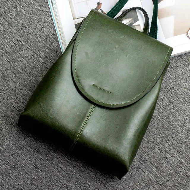 Skanto | LuxeCarry Lederrucksack – Stilvolles Design mit vielseitigem Stauraum für Damen