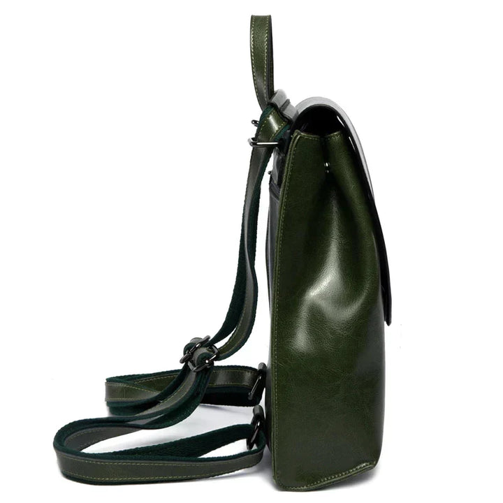Rucksack Damen – Lederoptik, 30 × 25 × 12 cm, 4 Farben