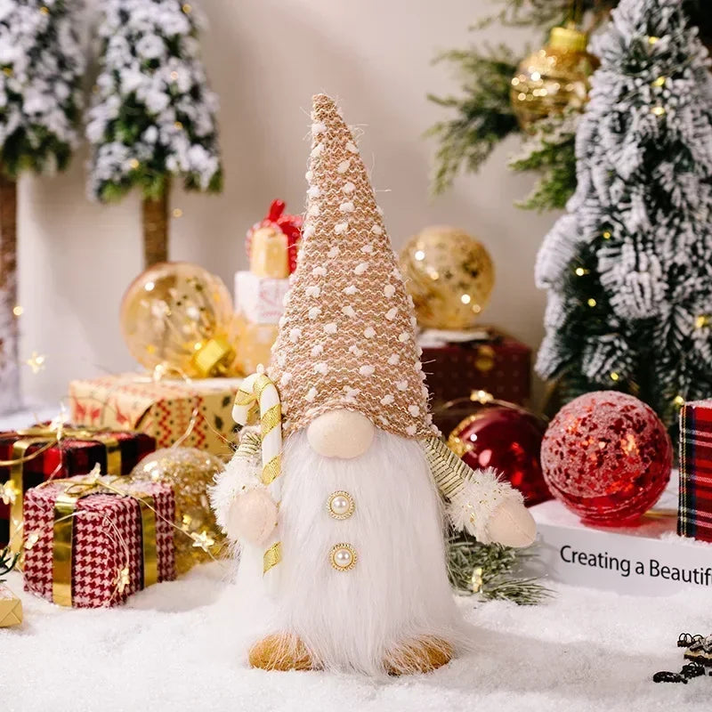 Skanto | Weihnachts-Wichtel-Dekoration | LED Nachtlicht | Warm leuchtendes Feiertagsornament