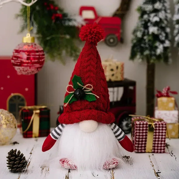 Skanto | Weihnachts-Wichtel-Dekoration | LED Nachtlicht | Warm leuchtendes Feiertagsornament
