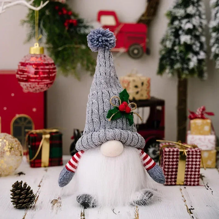 Skanto | Weihnachts-Wichtel-Dekoration | LED Nachtlicht | Warm leuchtendes Feiertagsornament