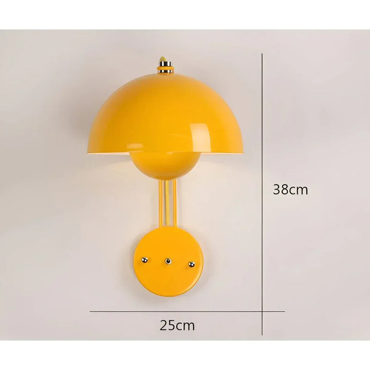 Skanto | BudLume - Pilzlampe Gemütliche skandinavische Wandlampe