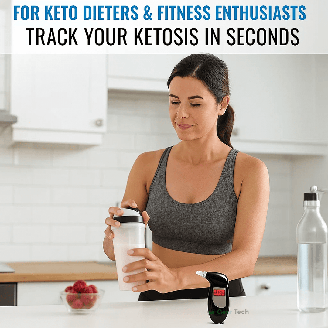 Skanto | Keto-Atemmessgerät | Präzise Ketose-Überwachung für Gewichtsverlust und Diätoptimierung zu Hause oder unterwegs