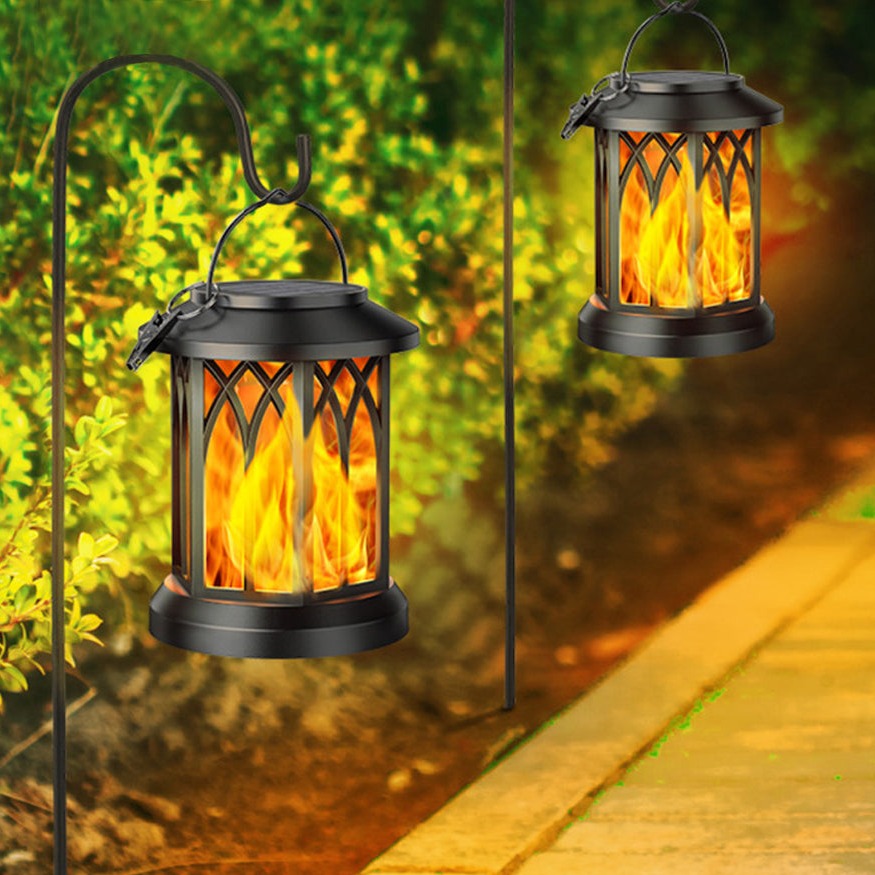Skanto | FlameGlow™ - Hängende Solar-Flammenlaterne (2er-Pack)