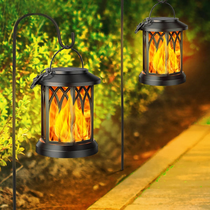 Skanto | FlameGlow™ - Hängende Solar-Flammenlaterne (2er-Pack)