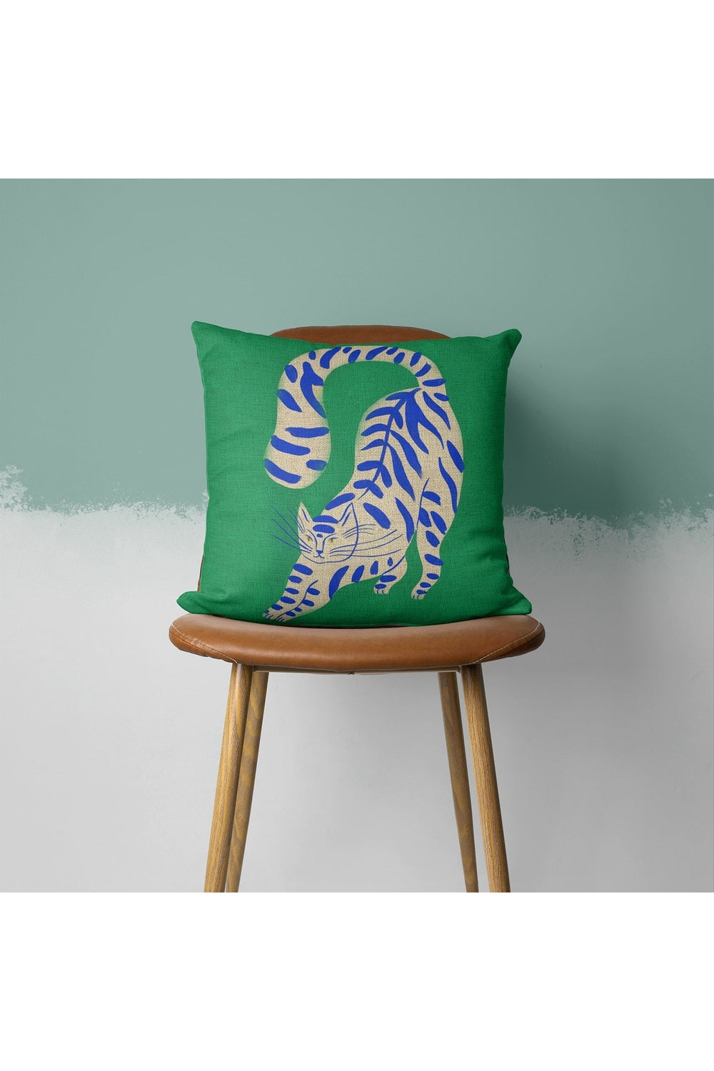 Luxuriöser Kissenbezug mit Tigerprint