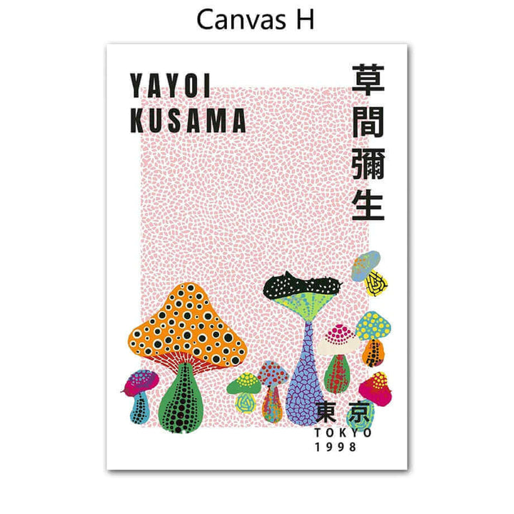Skanto | Yayoi Kusama Abstraktes Premium Poster