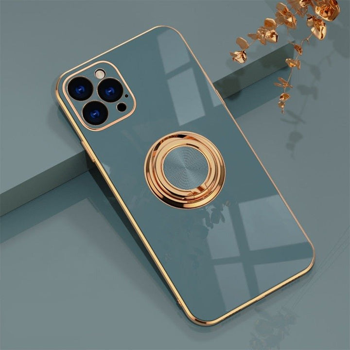 Skanto iPhone Hülle mit Metall-Standring