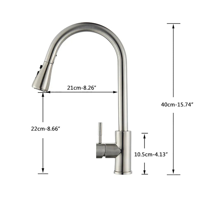 CuisinePratique – Eleganter flexibler Wasserhahn