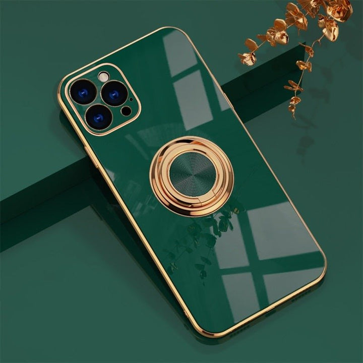 Skanto iPhone Hülle mit Metall-Standring