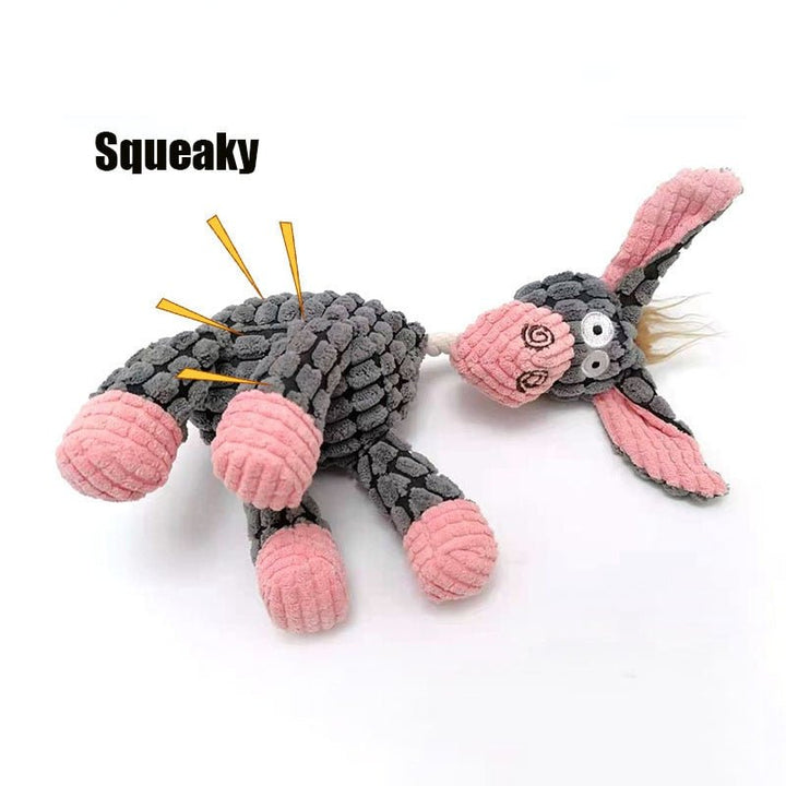 Robustes Hundespielzeug aus Plüsch | Bissfestes und langlebiges Design | Mehrere Modelle