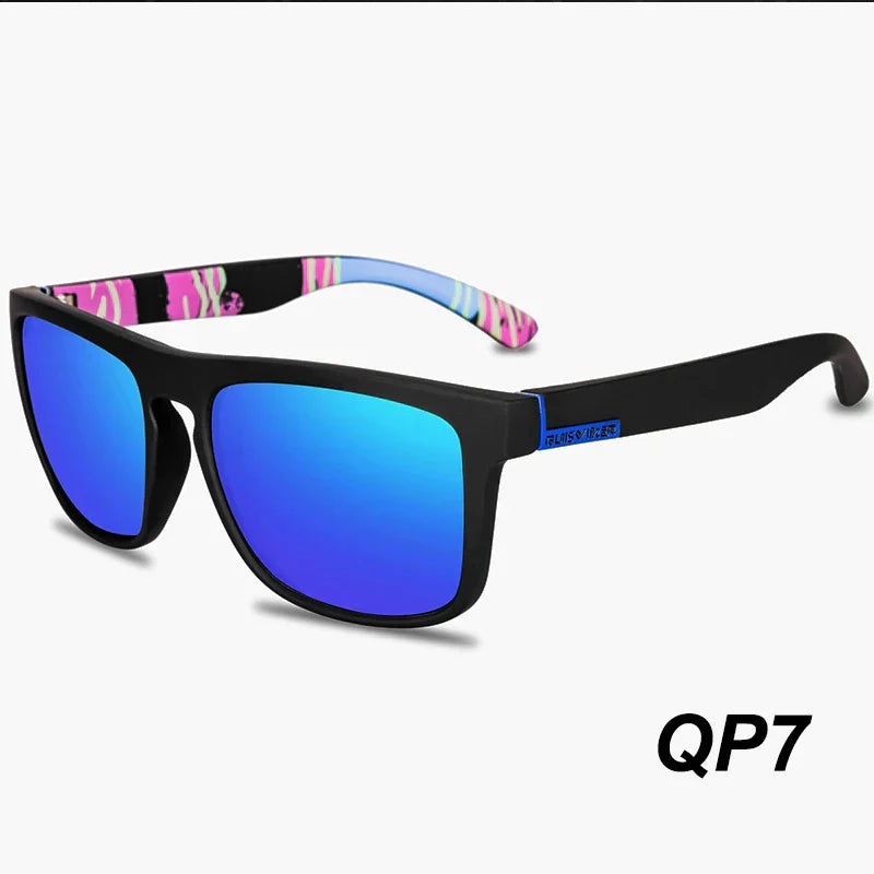 Skanto | QUISVIKER Polarisierte Sportsonnenbrille für Herren und Damen – Ideal zum Angeln, Camping, Wandern und Autofahren – UV-Schutzbrille